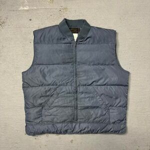 Vintage Eddie Bauer Goose Down Puffer Vest Size‎ XL